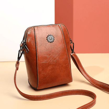 VioraLux™ Leather Crossbody — Command Attention with Timeless Elegance and Effortless Confidence