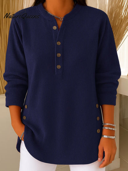Sweter Damski „Lena Cozy Knit” – luźny krój, okrągły dekolt, miękka dzianina