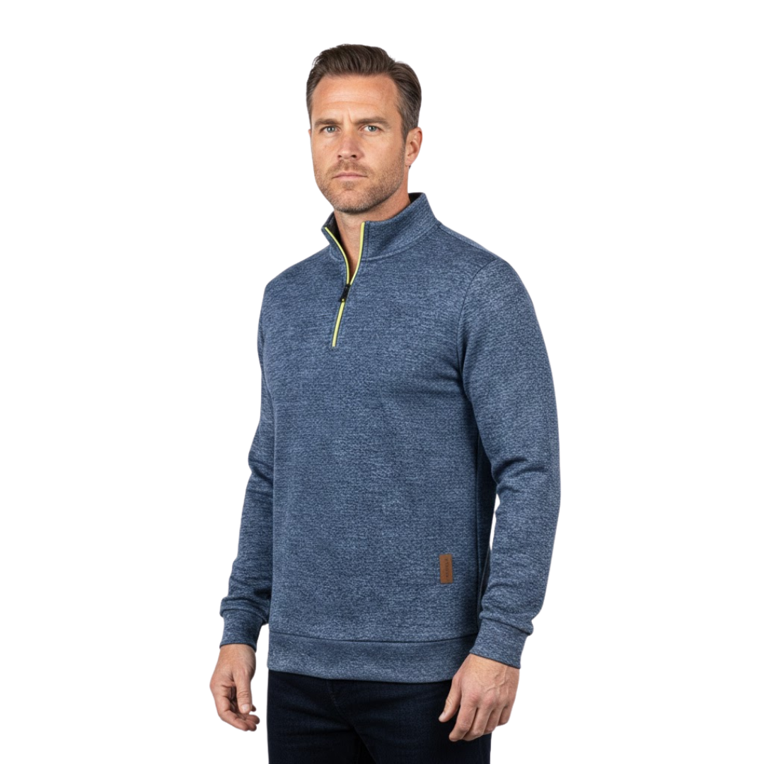 Half-Zip Shirt met Lange Mouwen – Lichtgewicht Stretch – Outdoor