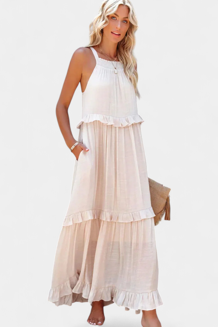 Vestido Monica de Comodidad Atemporal con Frescura Natural