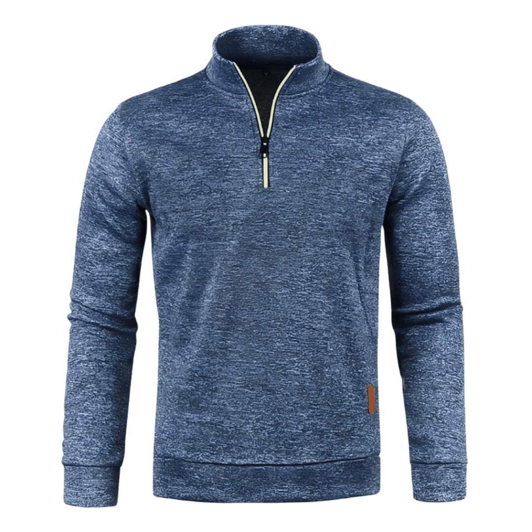Half-Zip Shirt met Lange Mouwen – Lichtgewicht Stretch – Outdoor