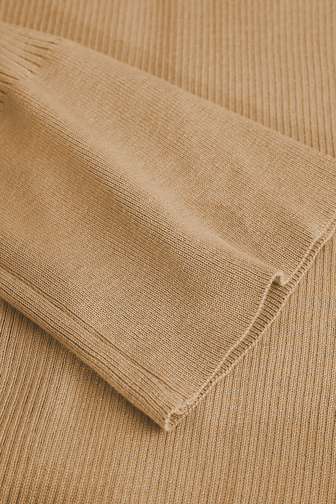 Shell Sleeve Ribbed Buttons Down Maxi Dress Mesh