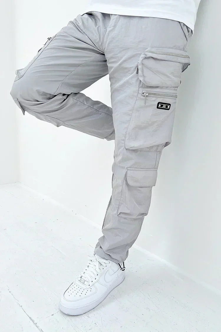 Men’s Cargo Pocket Trousers – Durable Utility Pants Comfortable Outdoor Casual Multi Pocket Workwear