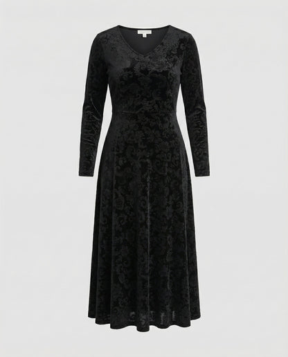Robe évasée flatteuse pour la silhouette