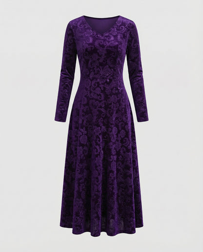Robe évasée flatteuse pour la silhouette