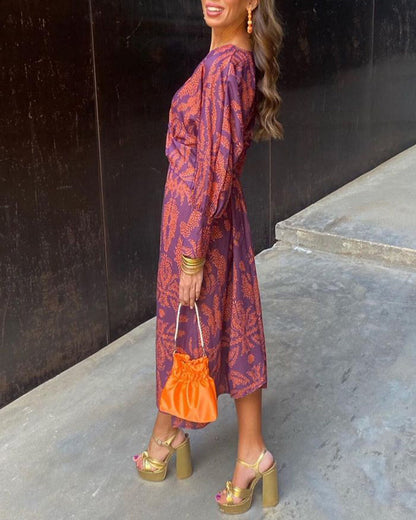 Violet | Women Wedding Guest A-Line Maxi dress