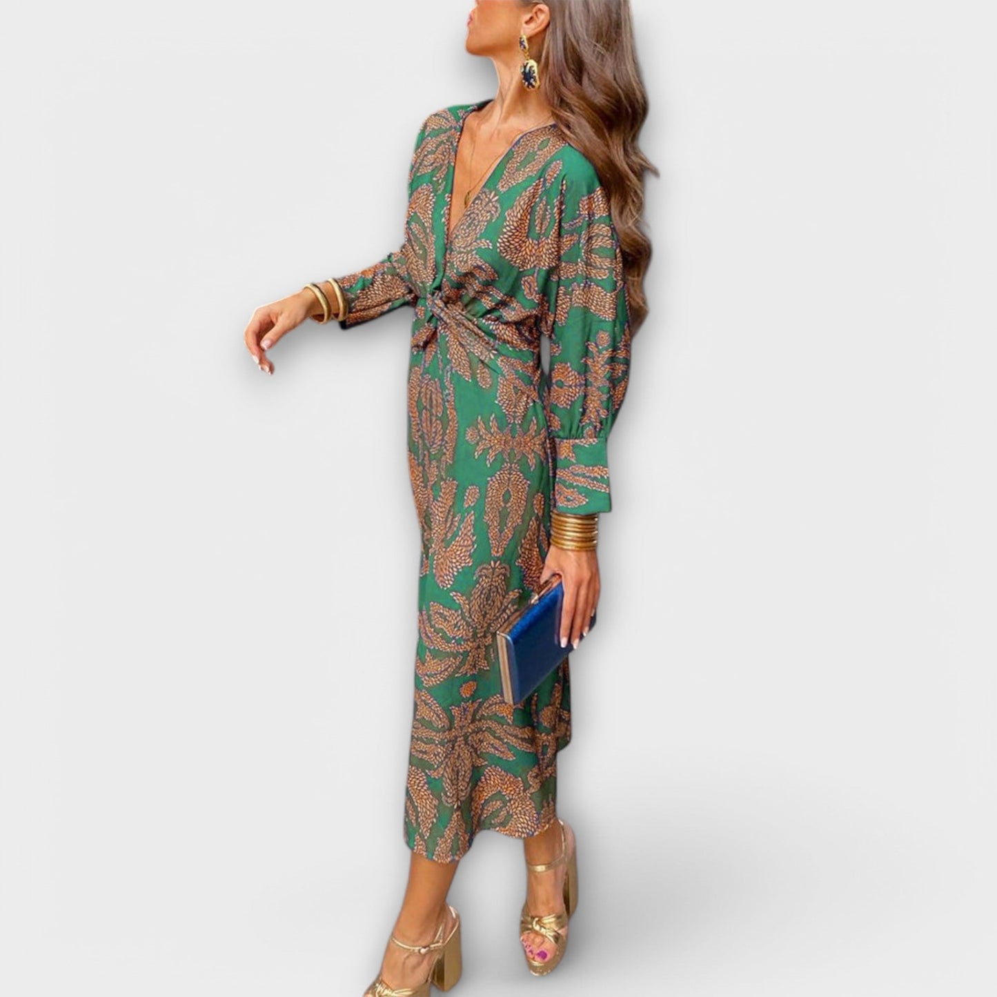 Oriana - Elegante vestito con maniche lunghe