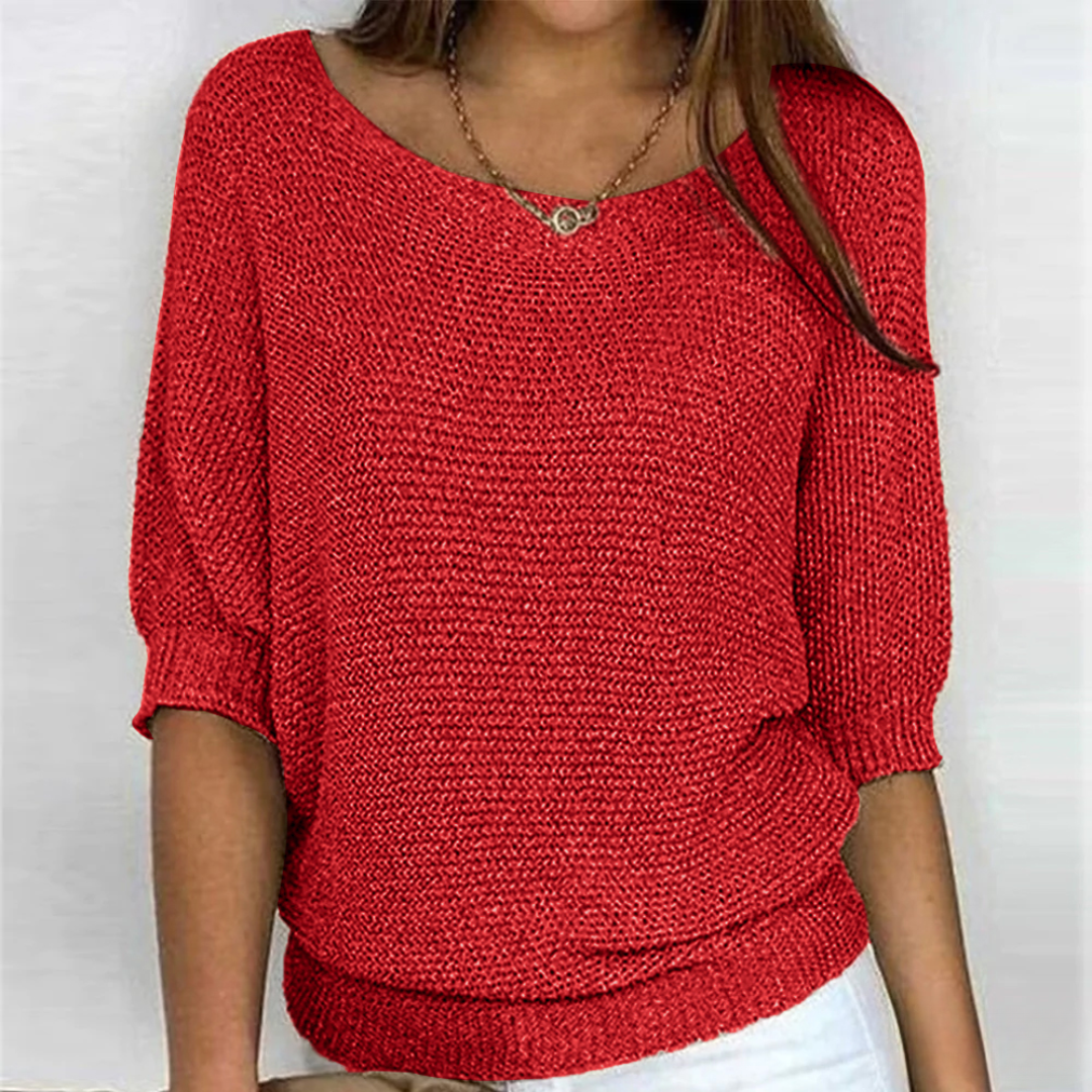 Ava - Elegant Knit Sweater TARHUS  Women Clothing