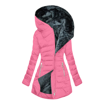 Giulia – Veste en Duvet d'Hiver avec Capuche
