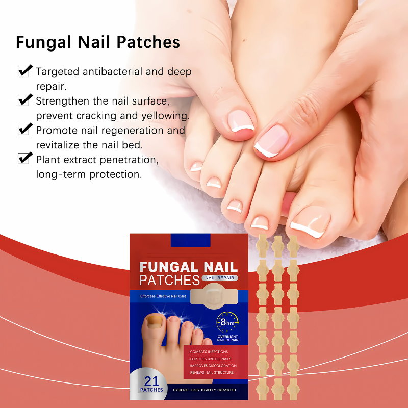 FungalPatch™ – Antibakterieller, schimmelhemmender Patch für effektive Nagelpflege [50% Rabatt]