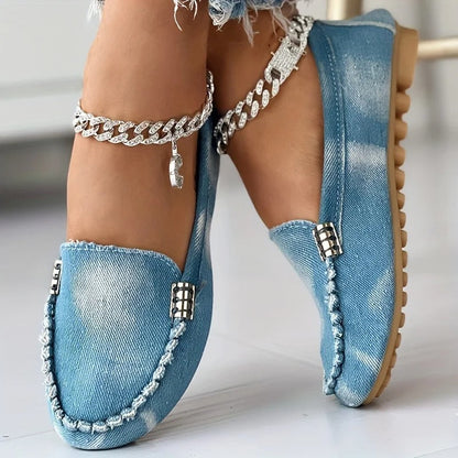 Anette - Schicke und Bequeme Denim-Loafer