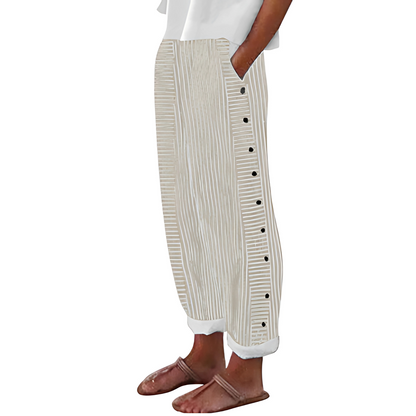 Dagny | Elegante Sommerbukser med Striber