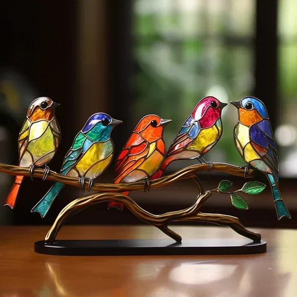 Elegante fuglefigurer