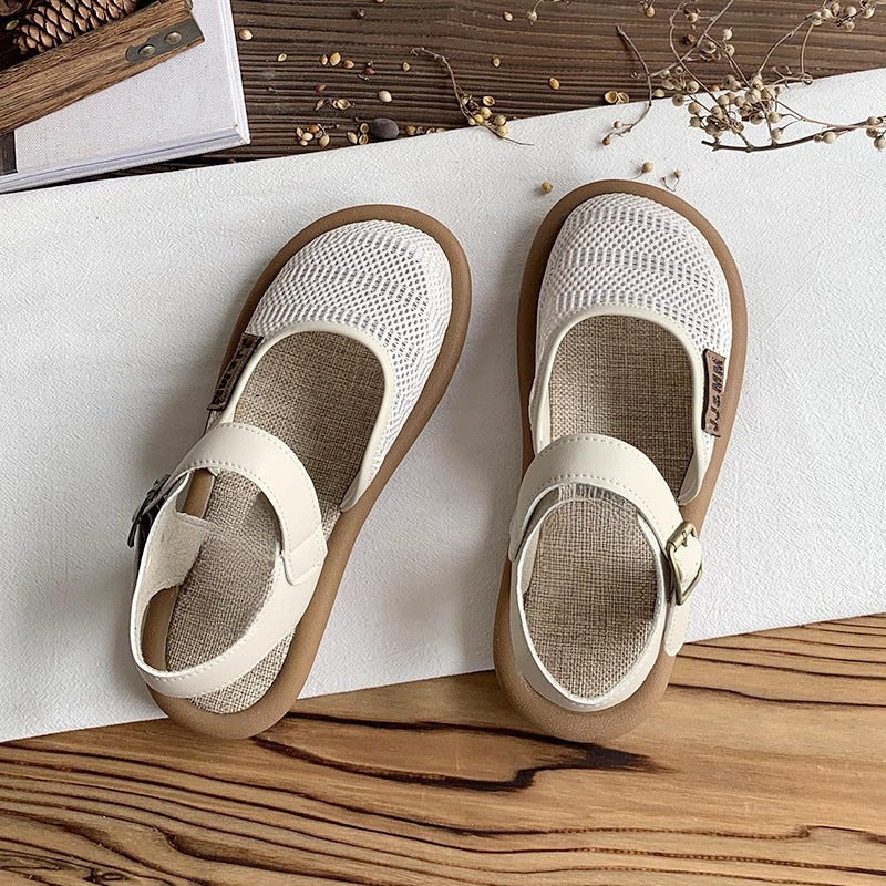 Women's Cushioned Adjustable Sandals Wide Fit