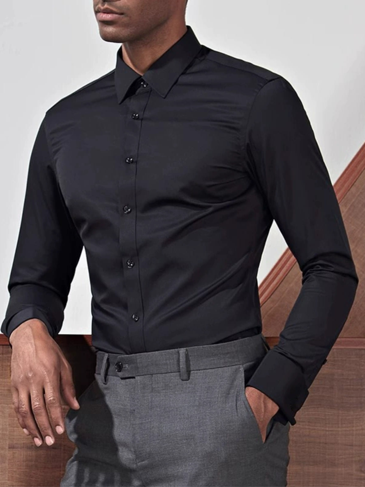 Wrinkle-Resistant Stretch Shirt