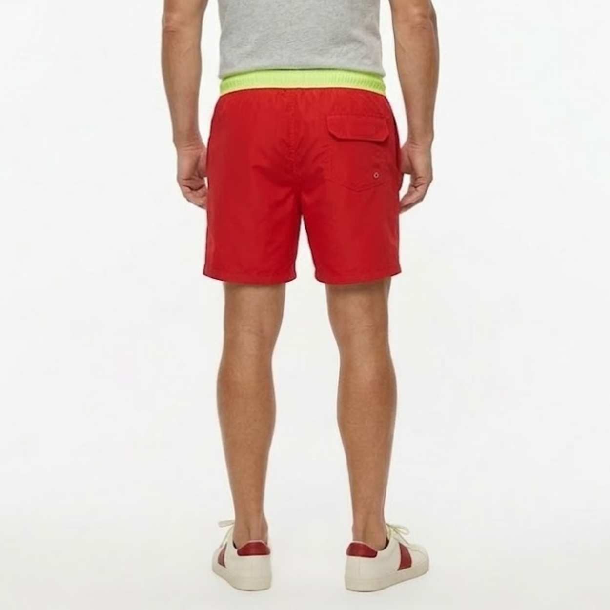 Maillot de Bain à Séchage Rapide pour Hommes avec Poches Zippées et Doublure en Filet