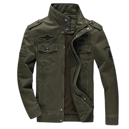 Veste à manches longues avec fermeture éclair et multiples poches