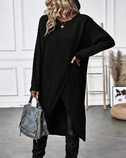 Kiara™ | Long, Simple Knit Dress for Women