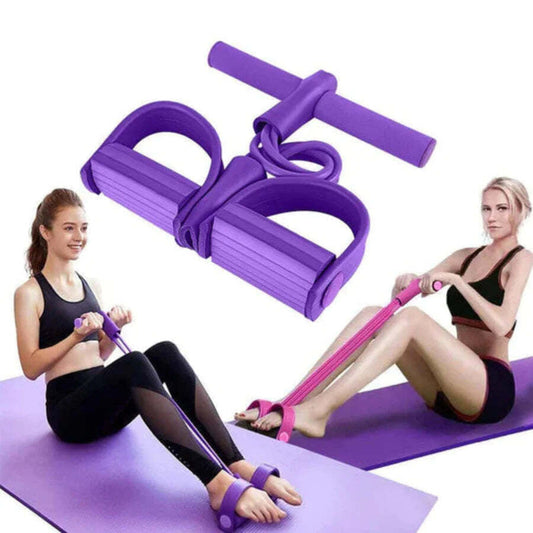 Heimtraining | Widerstandsband Fußpedal | Ganzkörpertrainer Latex | CoreBand