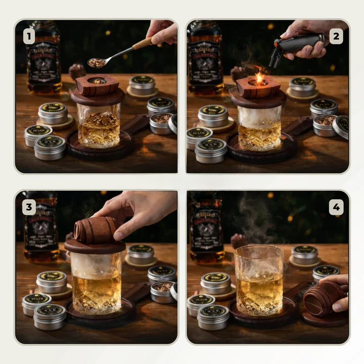 Cocktail-Smoker-Set – Raucharoma in unter einer Minute