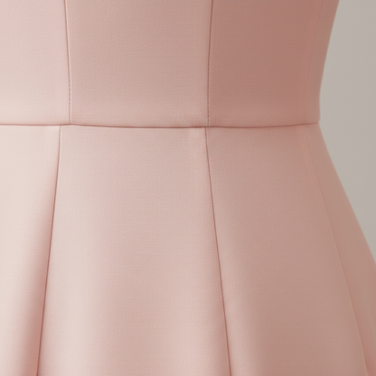 Amelia | Women's Satin Midi Dress with Bow Detail