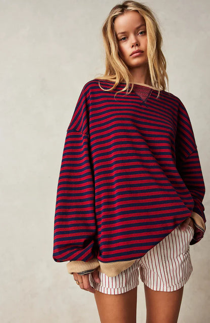Colorful striped sweater for women | Perfect for everyday wear
