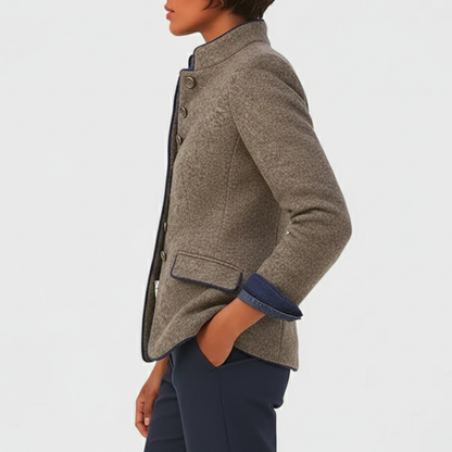 LUCIE™ / ELEGANTE STRUKTURIERTE STRICKJACKE