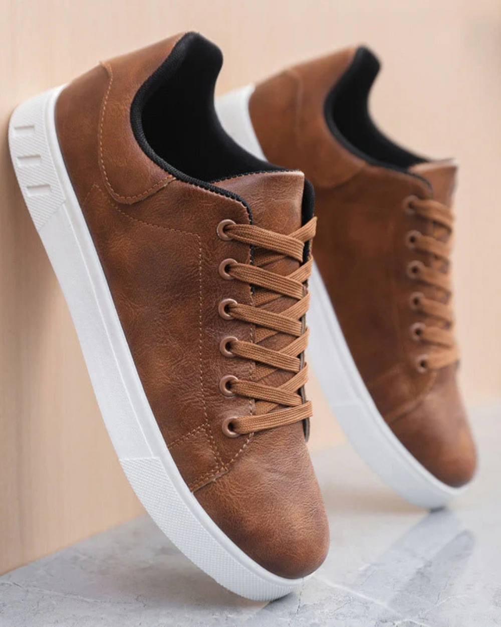 Corrado Klassiske Lædersneakers