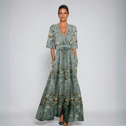 SOFÍA - VESTIDO LONGO ESTAMPADO