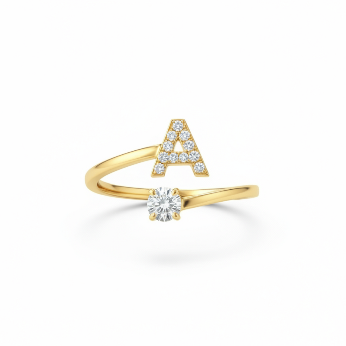 BAGUE AJUSTABLE SIGNATURE AVEC INITIALES