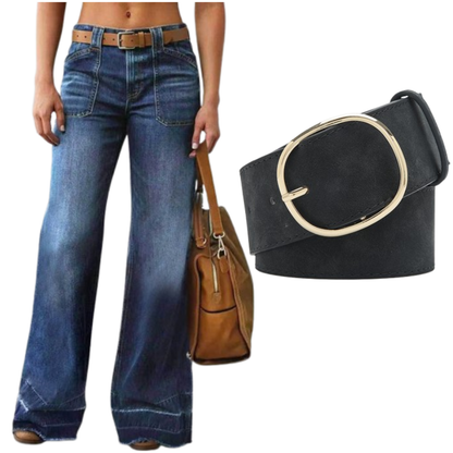 Camilla | Slim-Effect Schlagjeans mit Elastischem Stretch