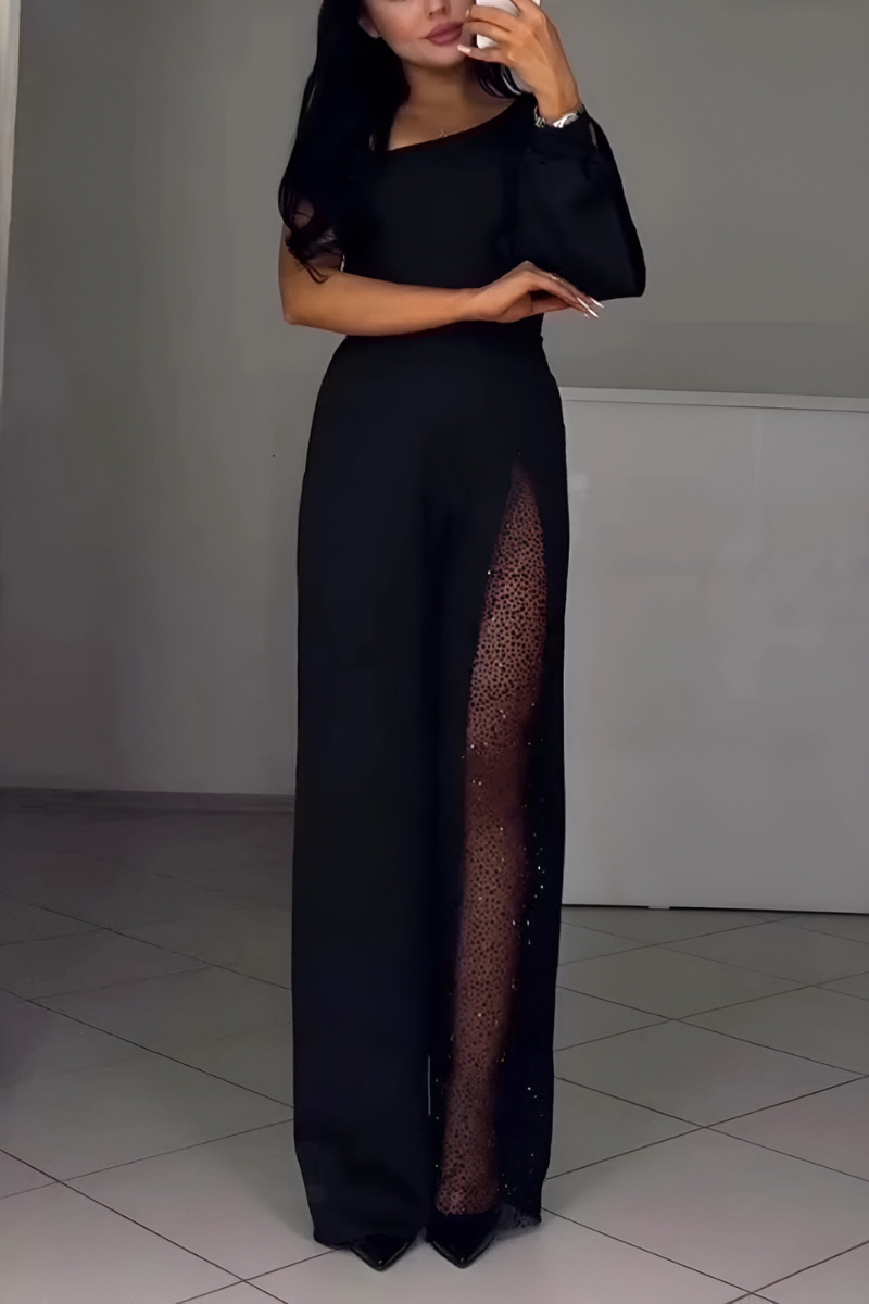 Ines™ | Moderne Jumpsuit mit weiten Hosen