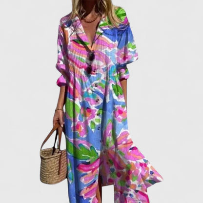 Robe bohème élégante pour femme – Style estival décontracté, fluide et chic