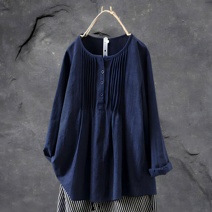Sena – Chemise Femme Élégante à Manches Longues