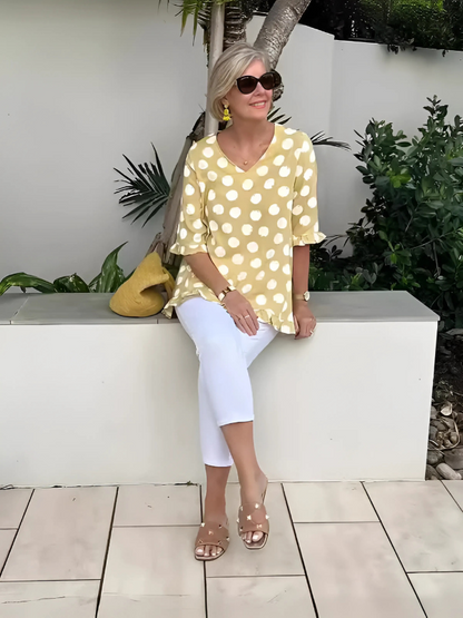Dulce - Vintage trykket topp