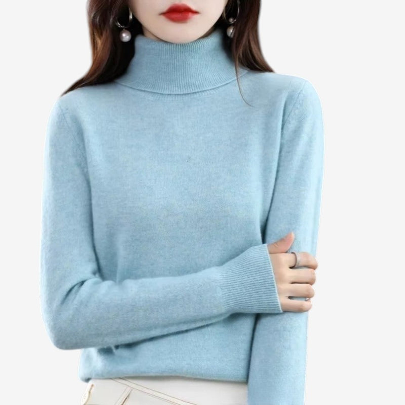 Kiara - Long sleeve sweater with turtleneck