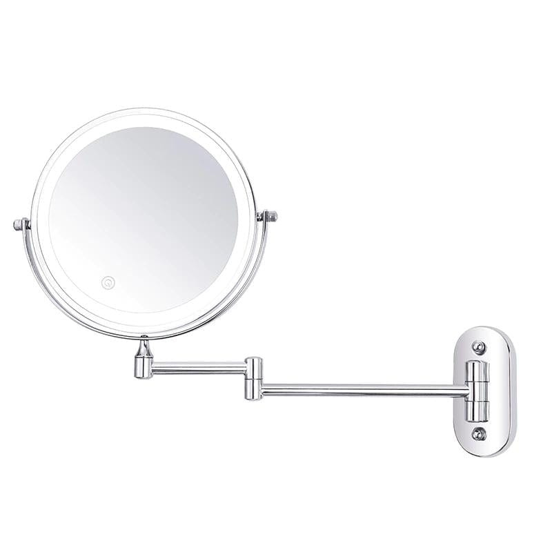 MirrorLux - Vægmonteret LED makeupspejl med justerbar