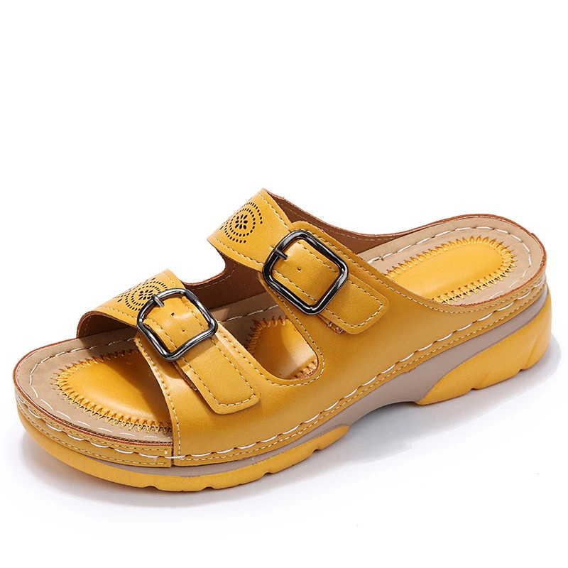 Kerstin™ | ortopediska sandaler för hälsporre, breda fötter & artros