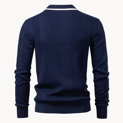 Fletcher Knit Button Polo