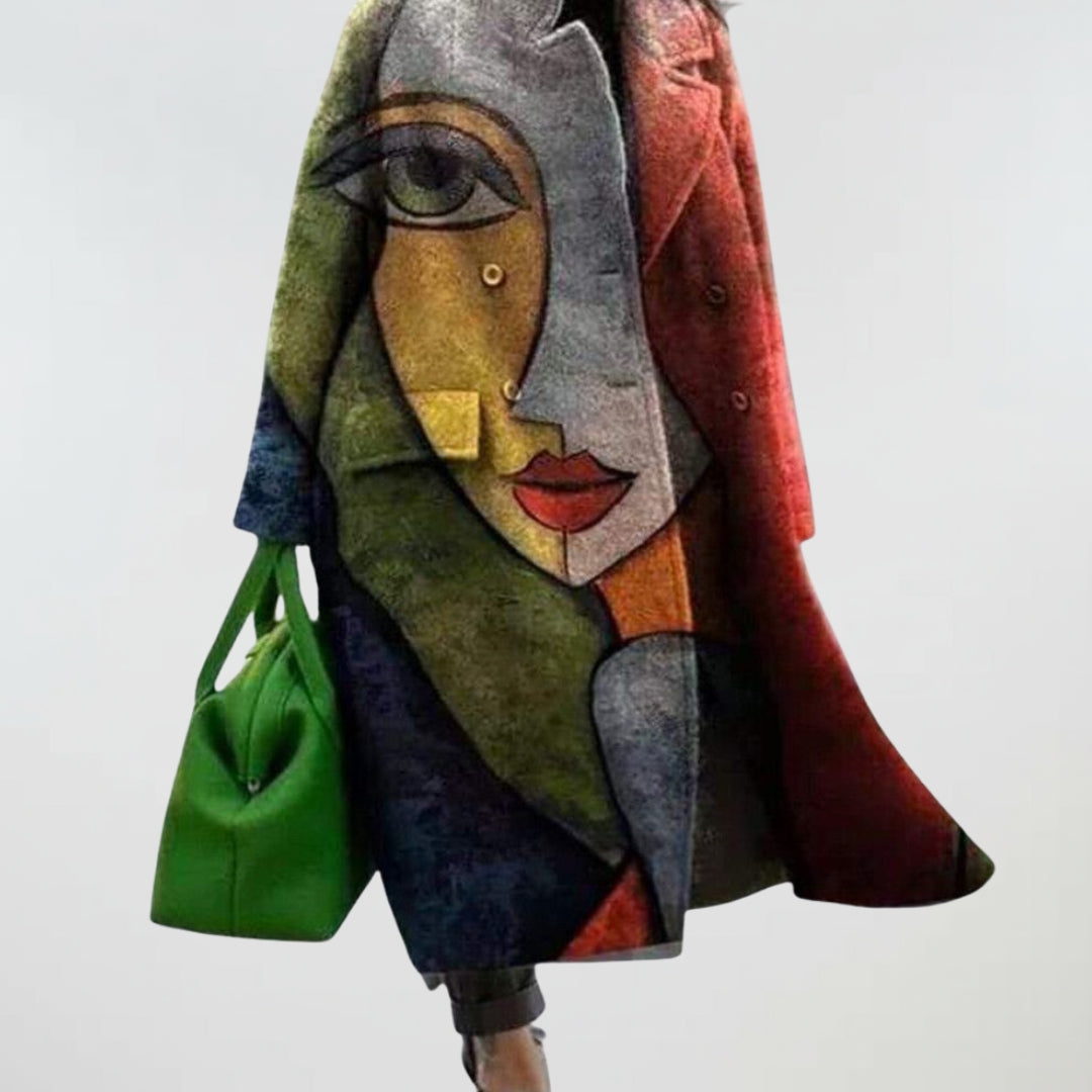 Linda Oversized Plaid Coat