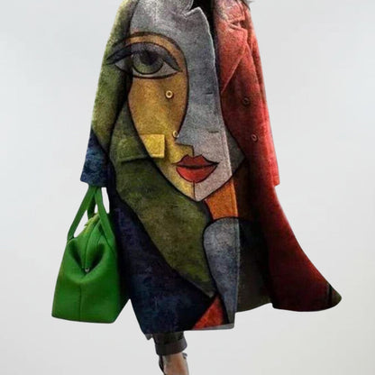 Linda Oversized Plaid Coat