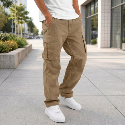 Men's Comfortable Cargo Pants | Everyday Wear | Relaxed Fit, Versatile