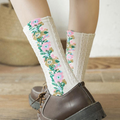Vimoda™️ Vintage style socks with embroidered flowers