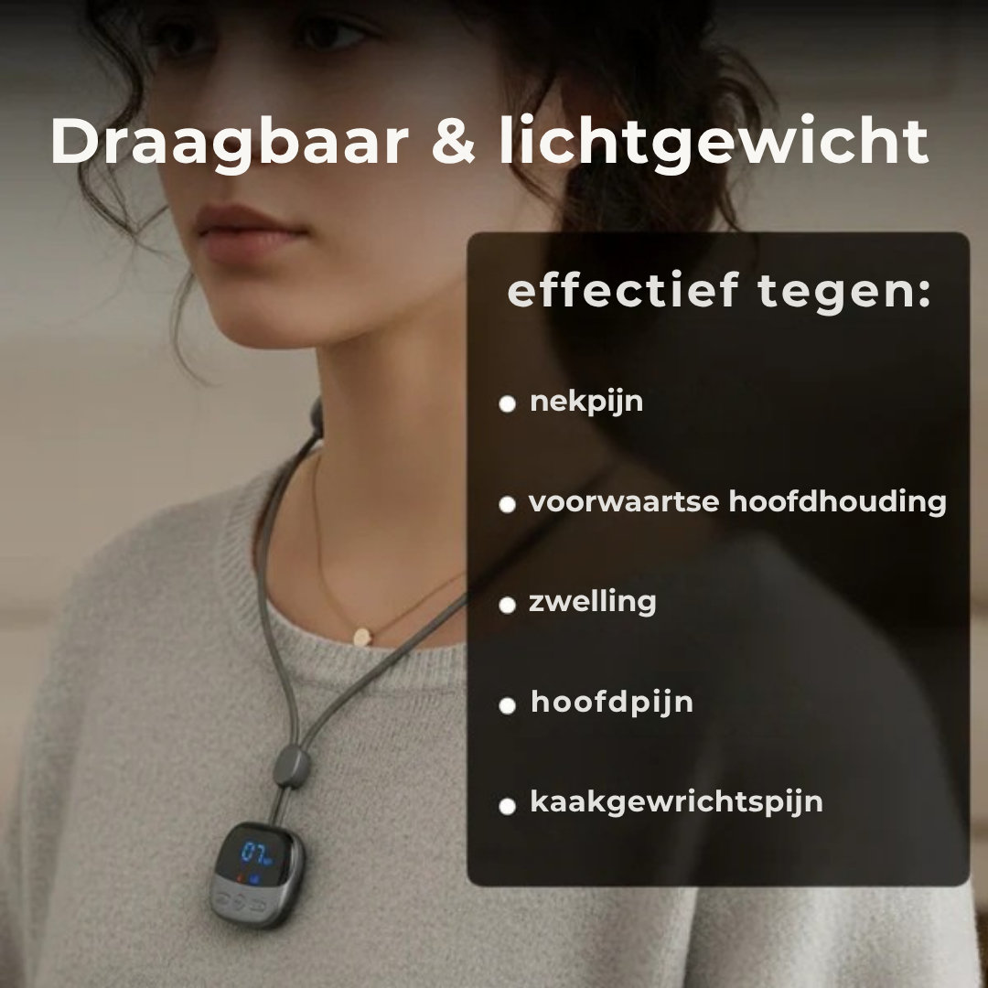CERVARA | Slimme EMS Nekmassager voor Nekbult & Chronische Nekpijn