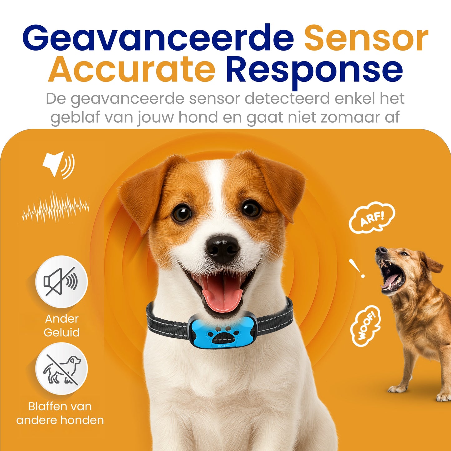 PetsPals AntiBark™ - Anti BlafBand voor Honden