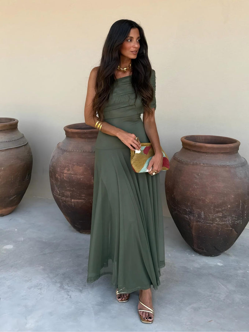 Jennifer | Vestido Maxi Elegante Mesh