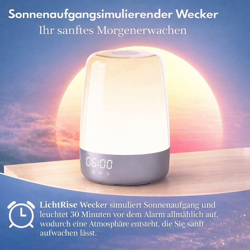 Tageslicht Wecker | Tageslichtlampe | Wake Up Light | LichtRise