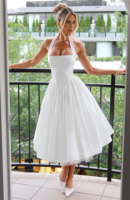 Verena Halter Midi Dress for Wedding Guests