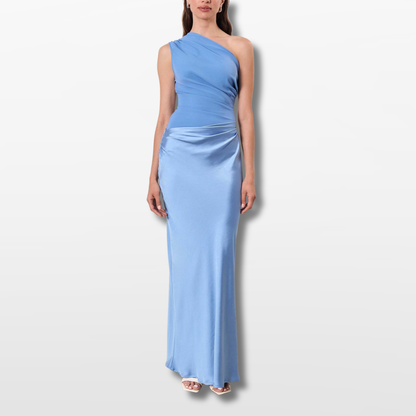 Robe Maxi Élégante Femme à Une Épaule