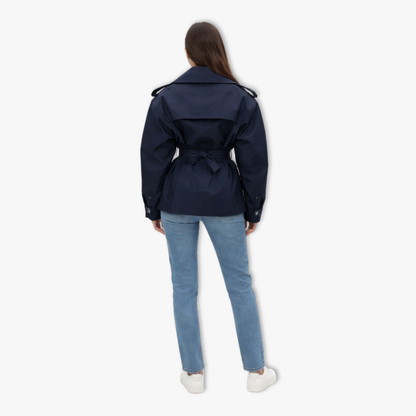 Edita - Jakna od vjetrootporne tkanine s reverima i dugim rukavima
